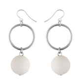 Hilma earrings, ecru