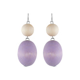Taateli earrings, lavender