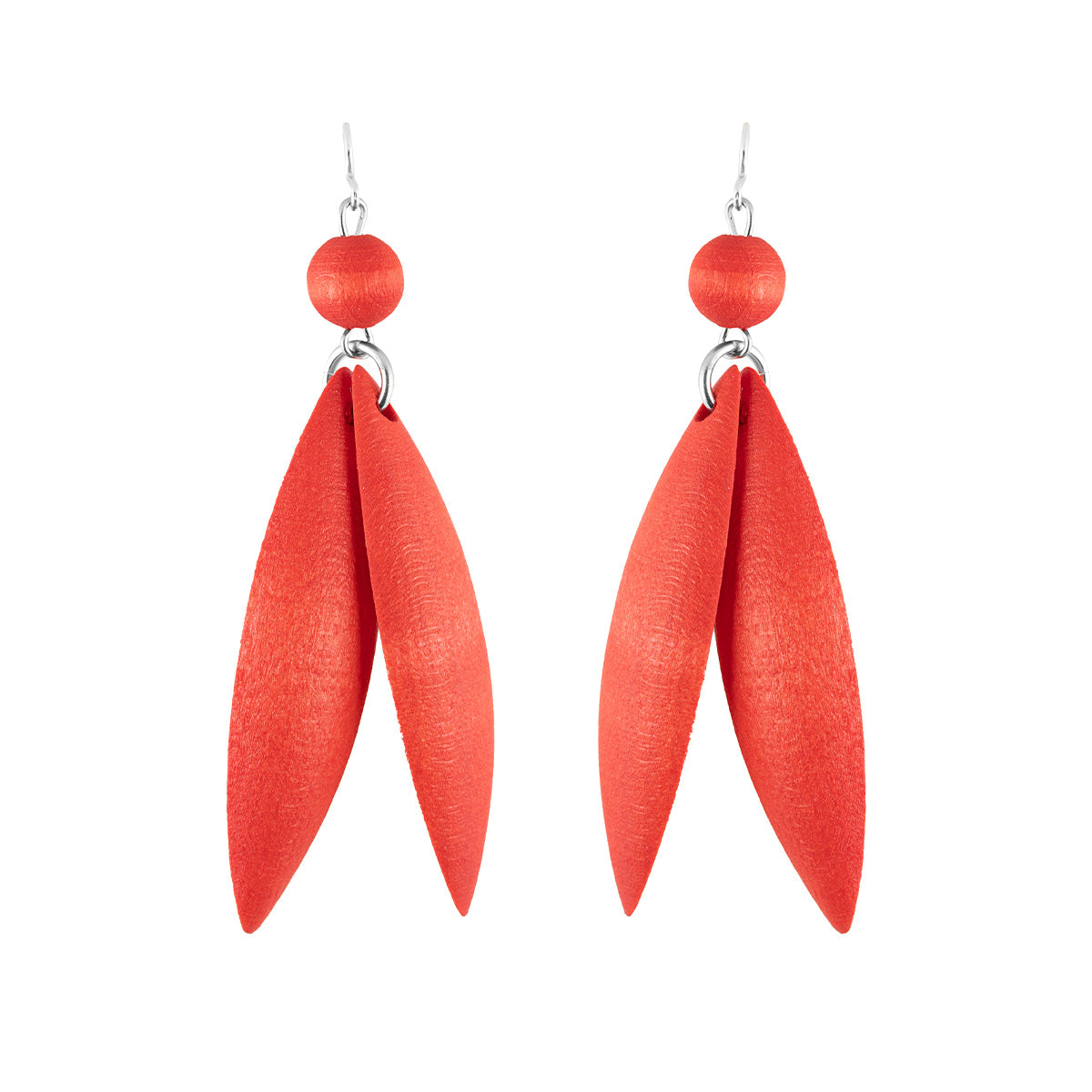 Jalava earrings, red