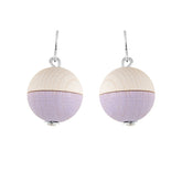 Leila earrings, lavender