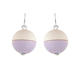 Leila earrings, lavender