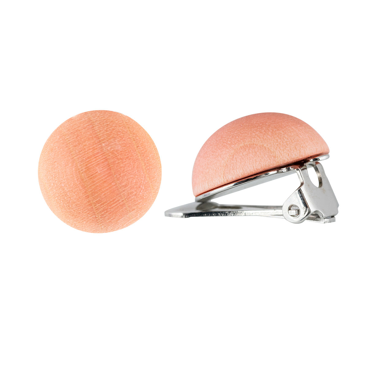 Nappi clip-on earrings, orange