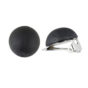 Nappi clip-on earrings, black