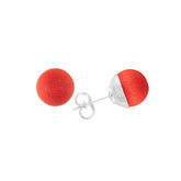 Alisa earrings, red