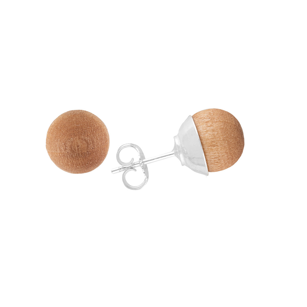 Alisa earrings, light brown