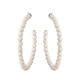 Sofia earrings, ecru