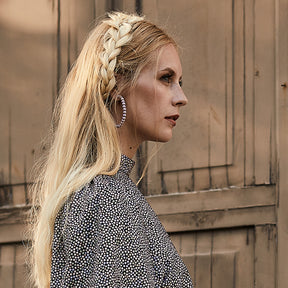 Sofia earrings, ecru