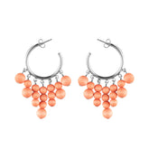 Gisella earrings, orange