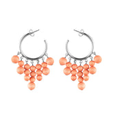 Gisella earrings, orange