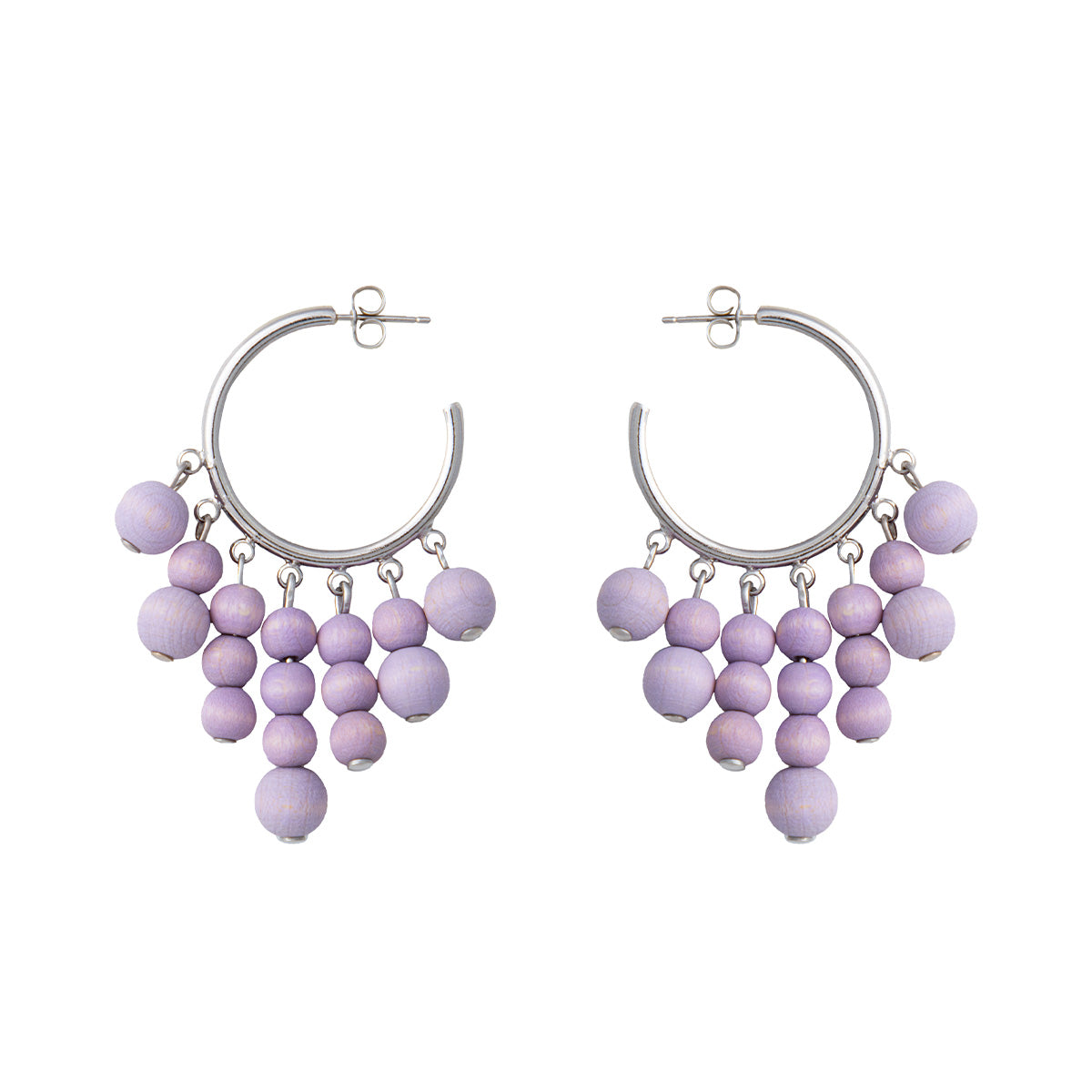 Gisella earrings, lavender