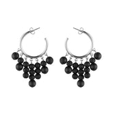 Gisella earrings, black