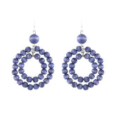 Orkidea earrings, violet
