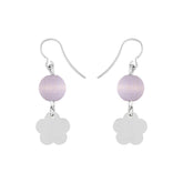 Minea earrings, lavender