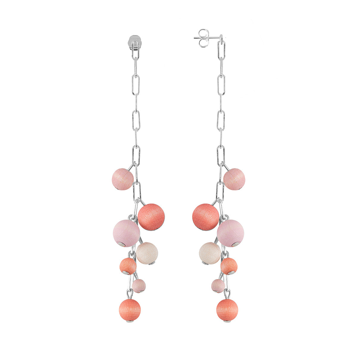 Ilona earrings, pink