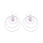 Piruetti earrings, lavender