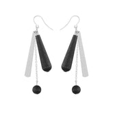 Eveliina earrings, black