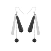 Eveliina earrings, black