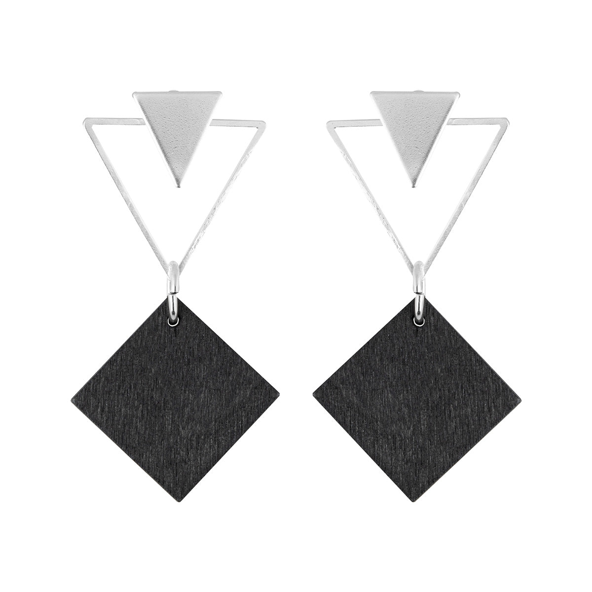 Evita earrings, black