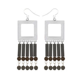 Nina earrings, black