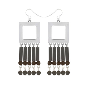 Nina earrings, black