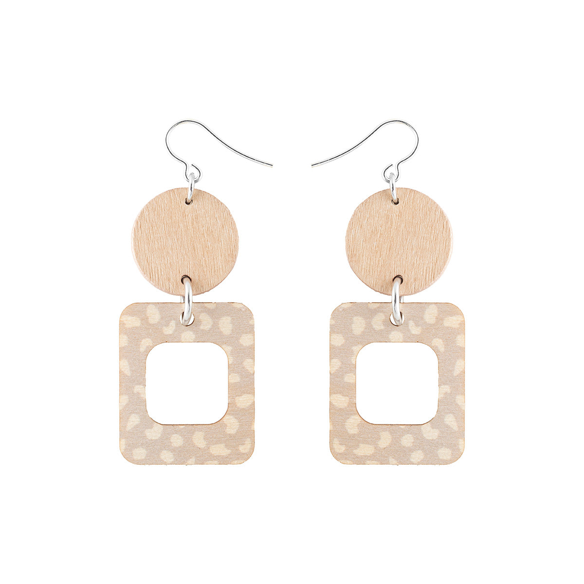 Malviina earrings, light brown