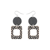 Malviina earrings, black