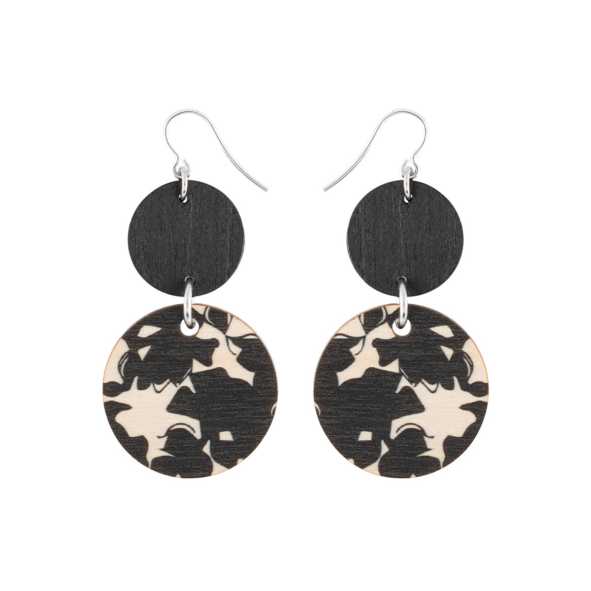 Soliseva earrings, black