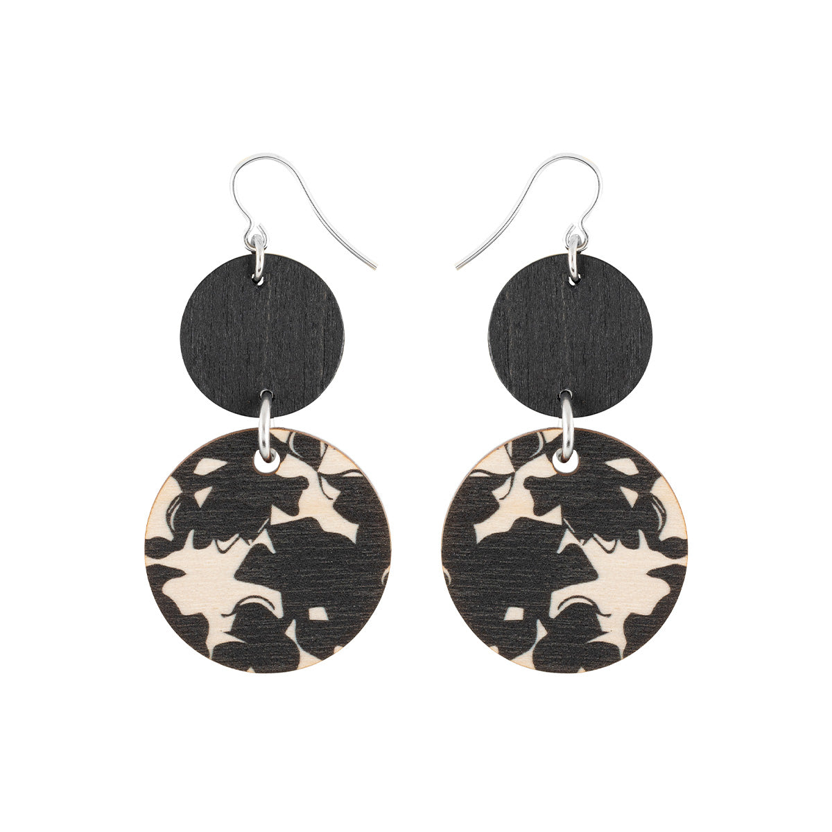 Soliseva earrings, black