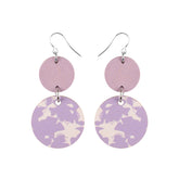 Soliseva earrings, lavender