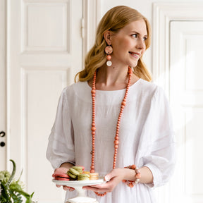 Apollo earrings, orange