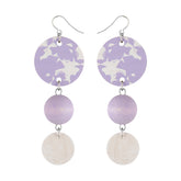 Apollo earrings, lavender