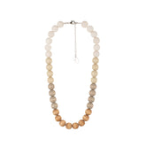 Aito necklace, shades of brown