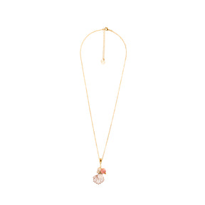 Simpukka pendant, orange