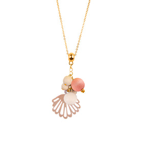 Simpukka pendant, orange