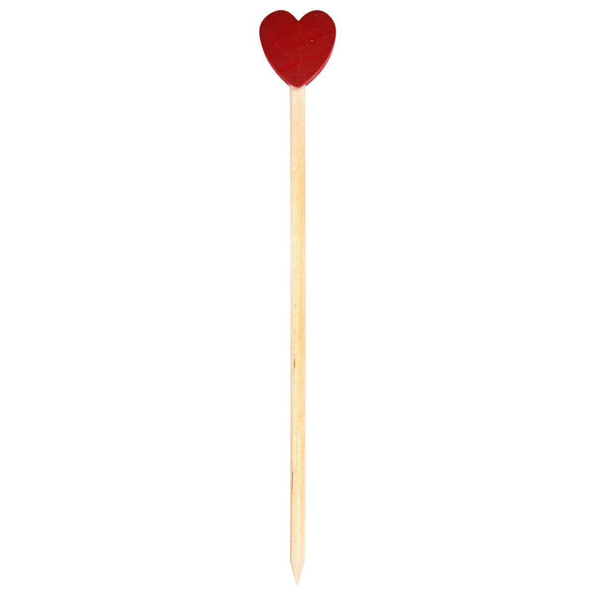 Sydän decoration stick, red