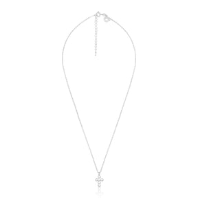 Yllätys necklace Cross, silver