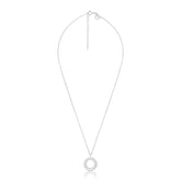 Yllätys necklace, Circle, silver