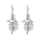 Muruseni earrings, silver