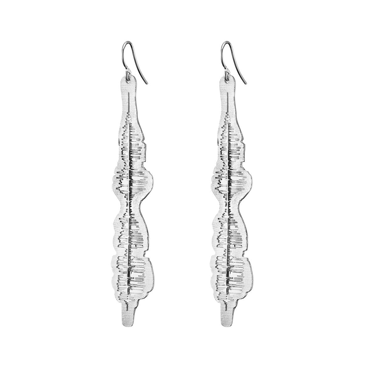 Made in Heaven earrings, silver