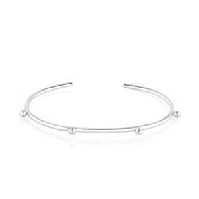 Yllätys bracelet, dots, silver