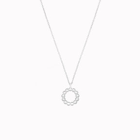 Yllätys necklace, Circle, silver