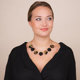 Verona necklace, black