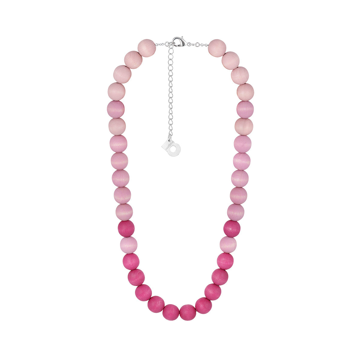 Aito necklace, shades of pink