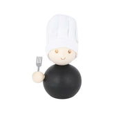 Chef with fork