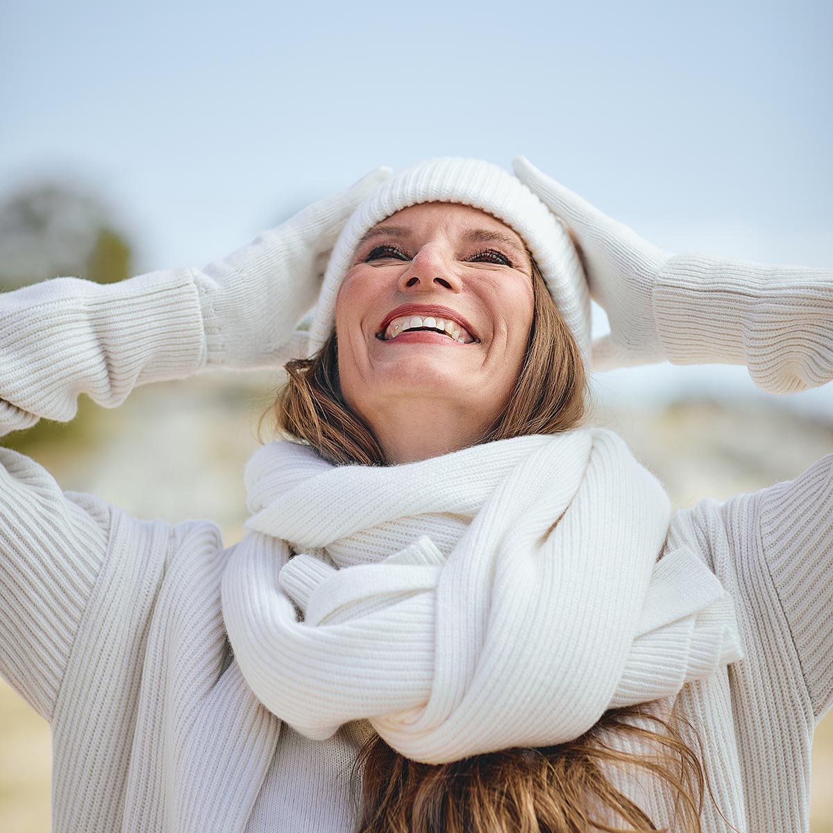 Else scarf, beige