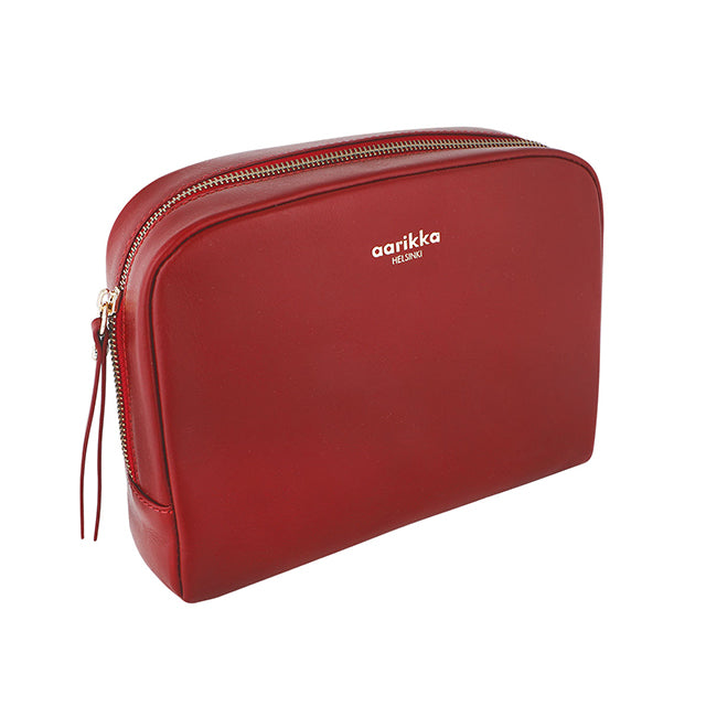 Hilma wash bag wine red