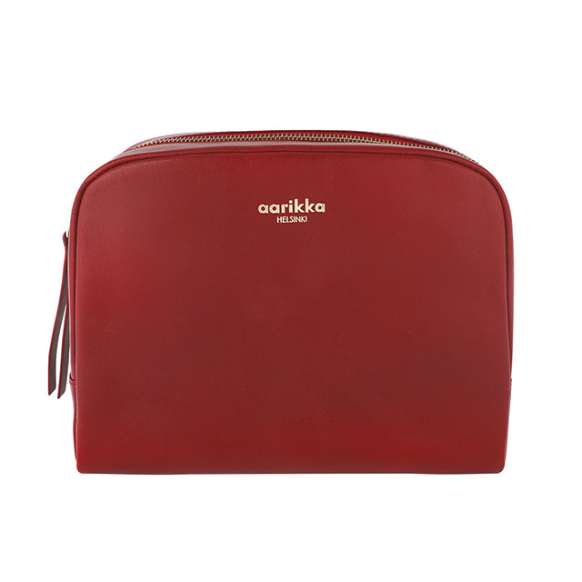 Hilma wash bag wine red