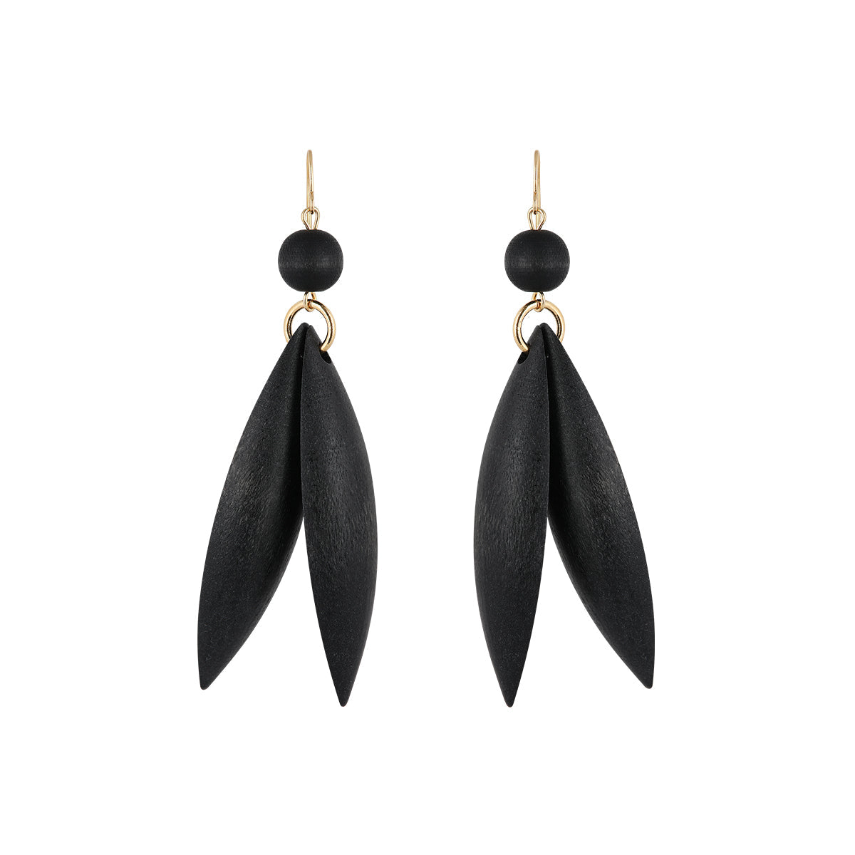 Jalava earrings, black
