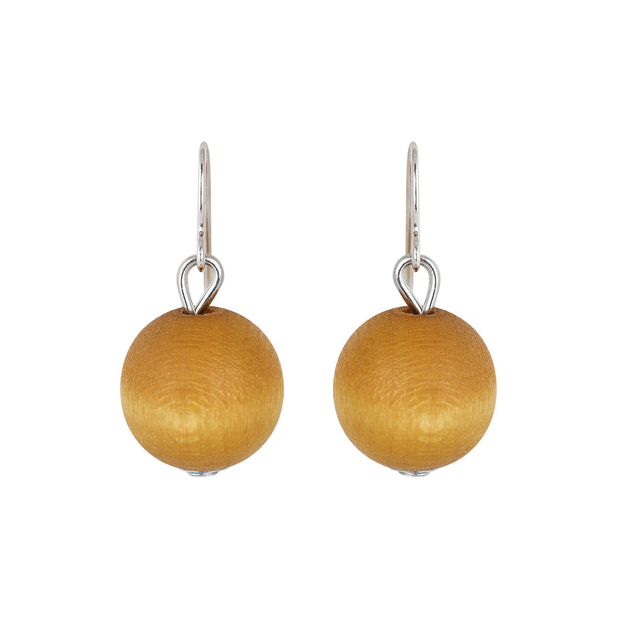 Karpalo earrings, dark yellow