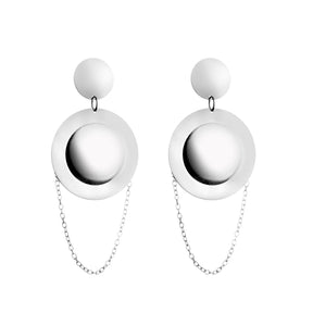 Kokonainen earrings, silver